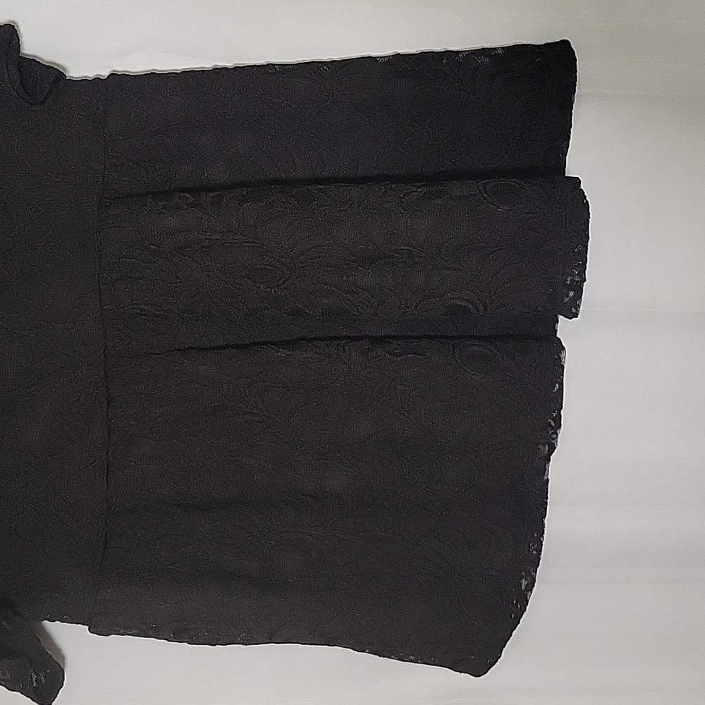 Torrid Black Lace Top NWT Size 1 (1X) - Picture 7 of 9